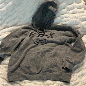 Fox Men's Grey Hoodie